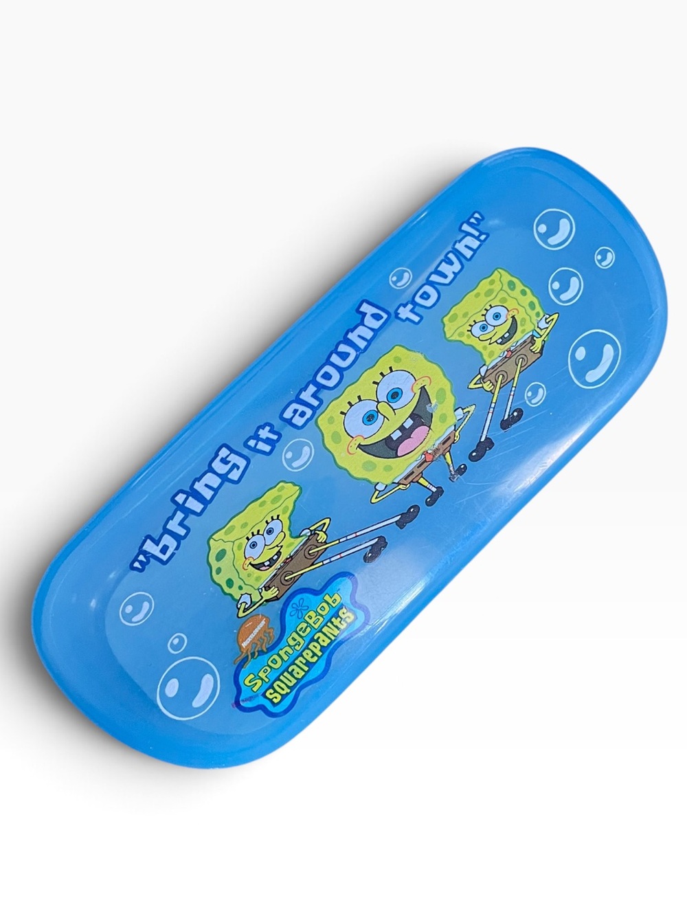 SpongeBob Squarepants Nickelodeon Bright Blue Kids Eyewear Case